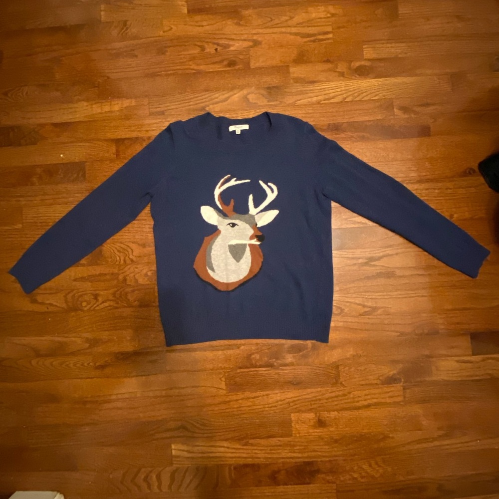 Madewell Christmas/Holiday “Oh Deer” Sweater